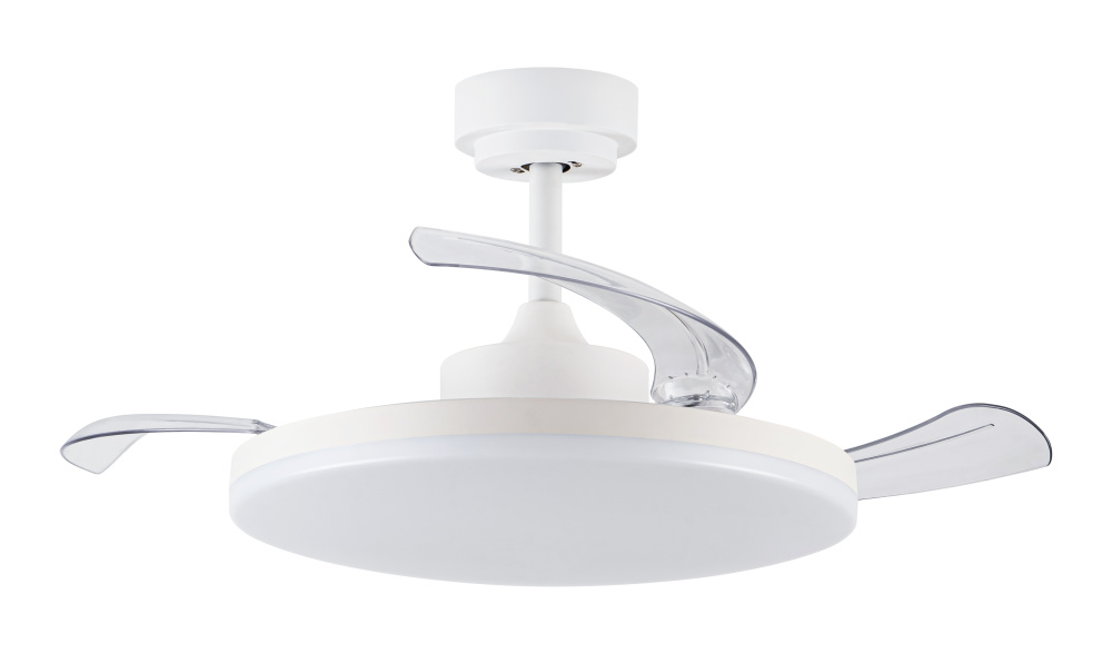 Fanaway Stroll White 42-inch Retractable Ceiling Fan