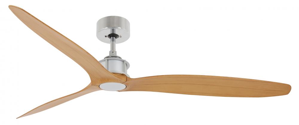 Lucci Air Viceroy Matte Silver and Teak 52-inch Ceiling Fan