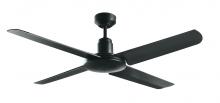 Beacon Lighting America 21302601 - Lucci Air Nautilus 52-inch Black Ceiling Fan