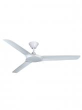 Beacon Lighting America 21321501 - Lucci Air Abyss White 56-inch Indoor/Outdoor Ceiling Fan with White Blades