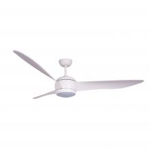 Beacon Lighting America 51291101 - Lucci Air Nordic 56-inch Ceiling Fan with LED Light Kit in Matt White and White Wash Blades